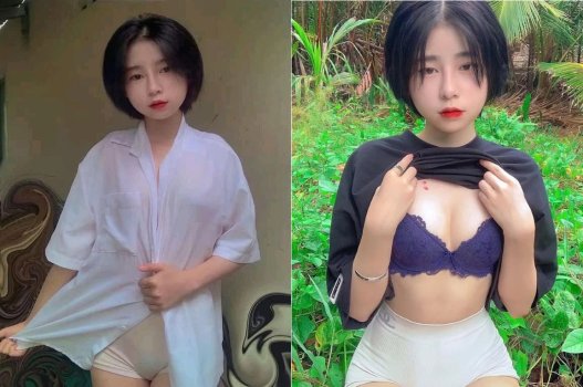 Em tóc ngắn bị bạn đụ tên người